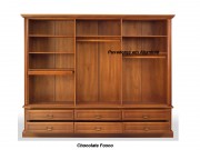 Guarda Roupa Armario Roupeiro Domus Hacienda 5012-5032 Espelhado 06 Portas 2.91 m